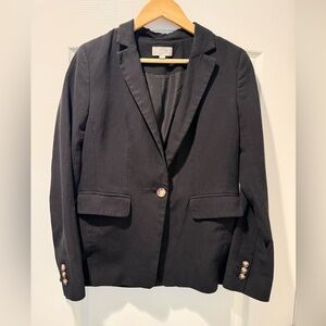 LOFT Black Single-Button Women's Blazer